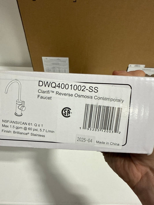 Delta DWQ1001012 Clarifi Tankless Under Sink 6-Stage Reverse Osmosis Filter System