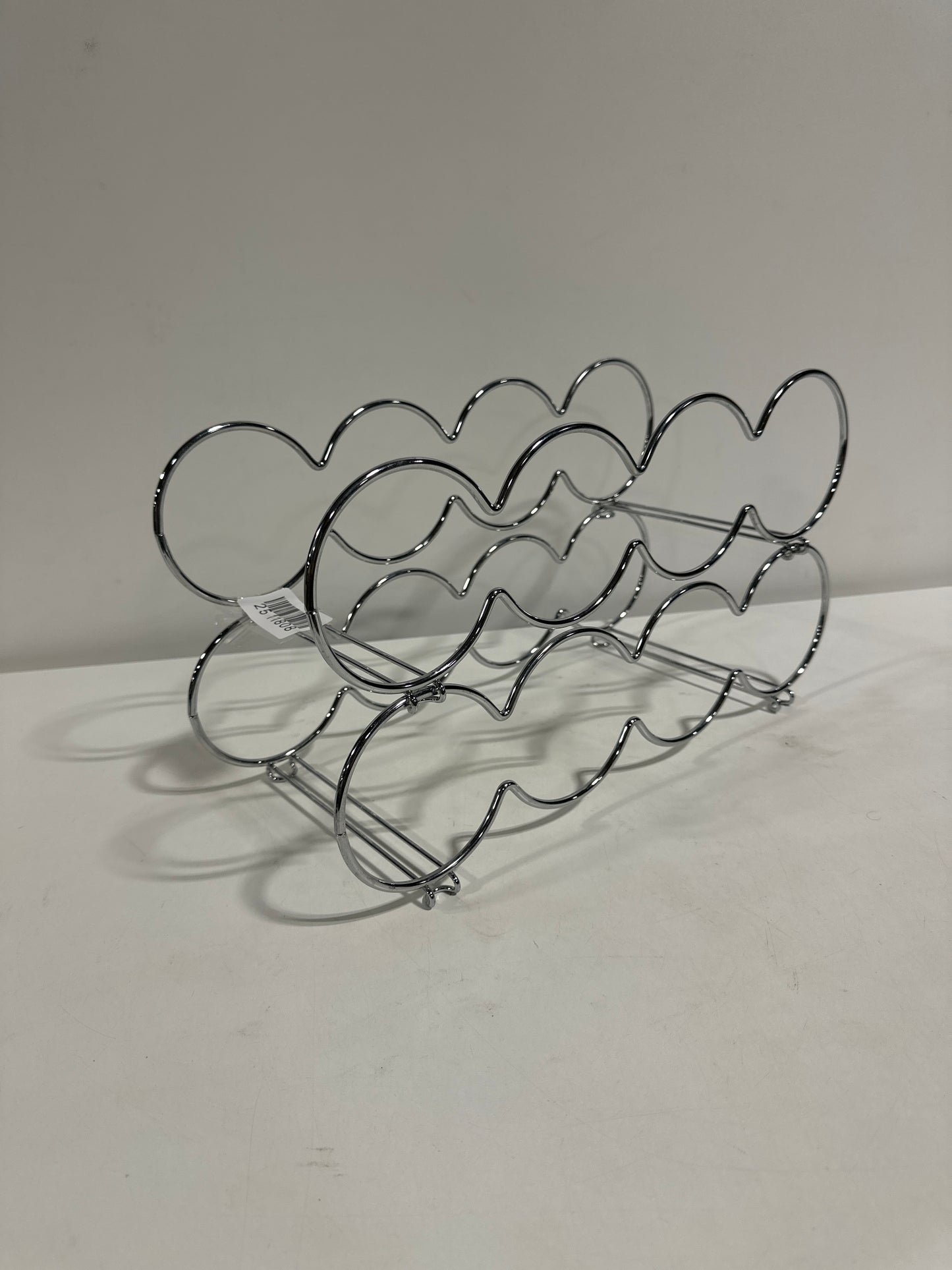 Stacking 8 Bottle wine Rack - Chrome