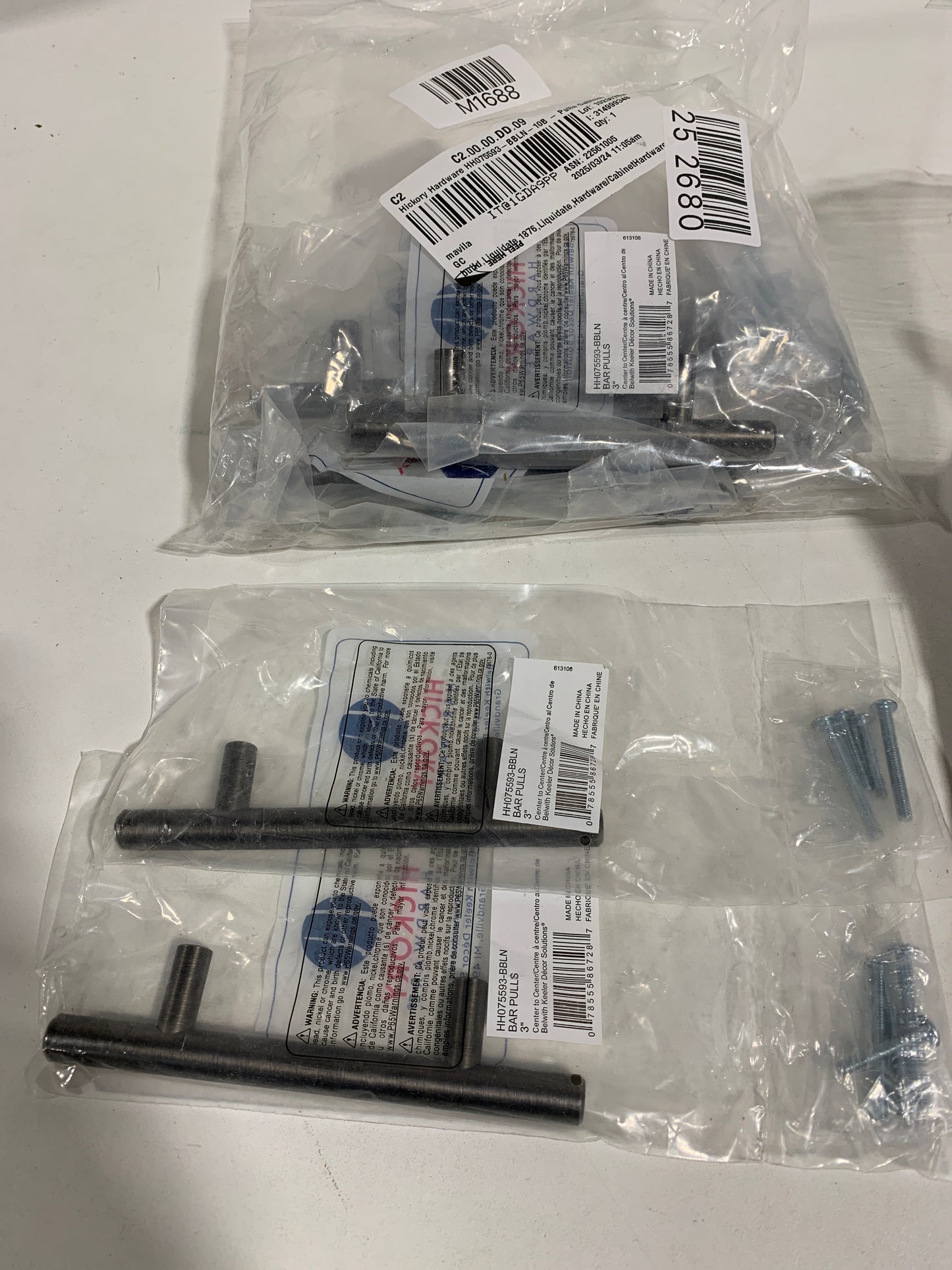 Hickory Hardware Bar Pulls Collection Pull 3 Inch Center to Center Stainless Steel Finish (10 Pack)