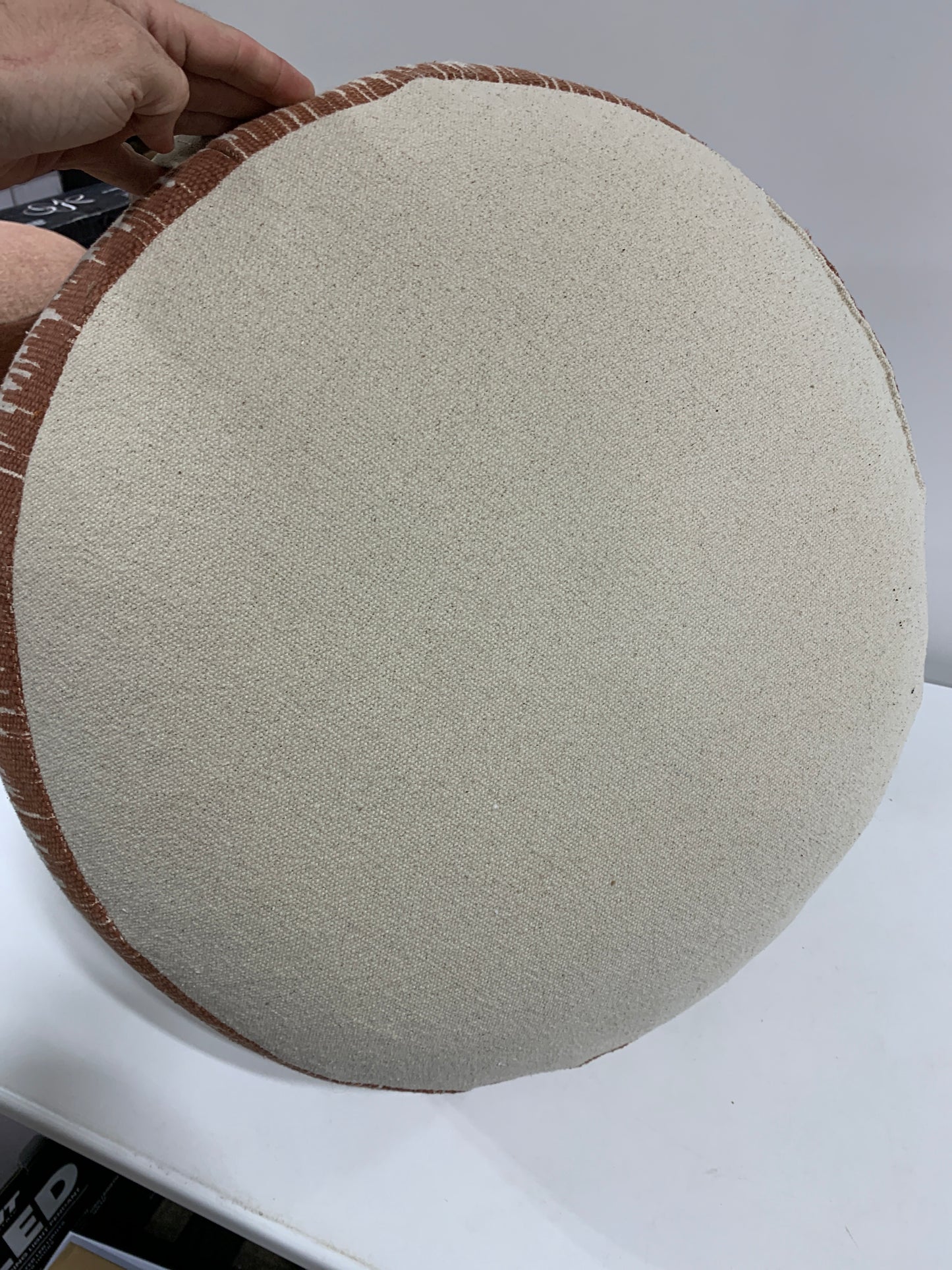 Mina Victory Life Styles Pouf, 20" x 20" x 12"