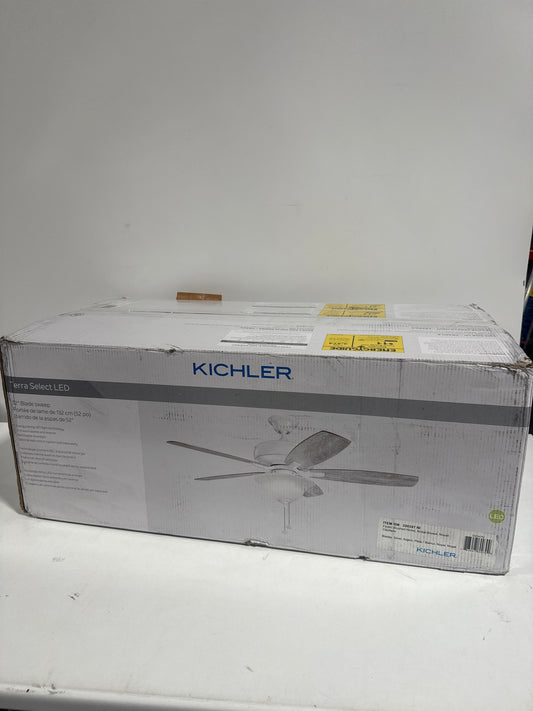 Kichler Lighting Terra 52 Inch Ceiling Fan with Light Kit Terra - 330347NI - Transitional