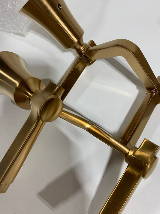 Scratch Moen YB0322 24" Flara Towel Bar Brushed Gold