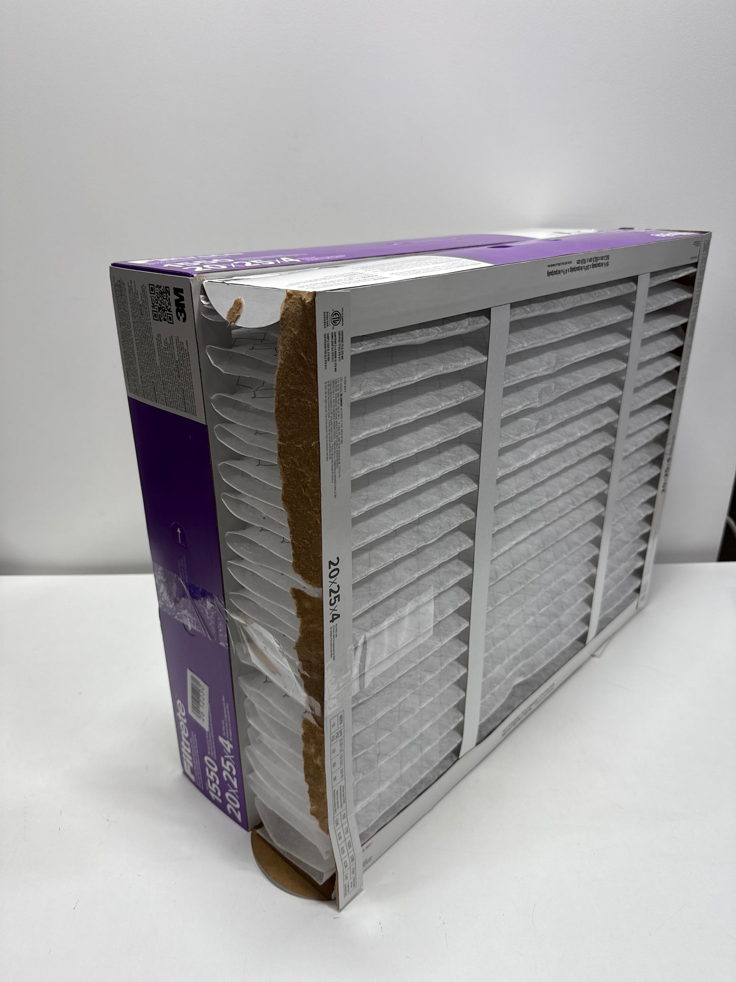 See Desc 3M Ultra Allergen Reduction Deep Pleat 4" Filter, 2-pack 16x25x4