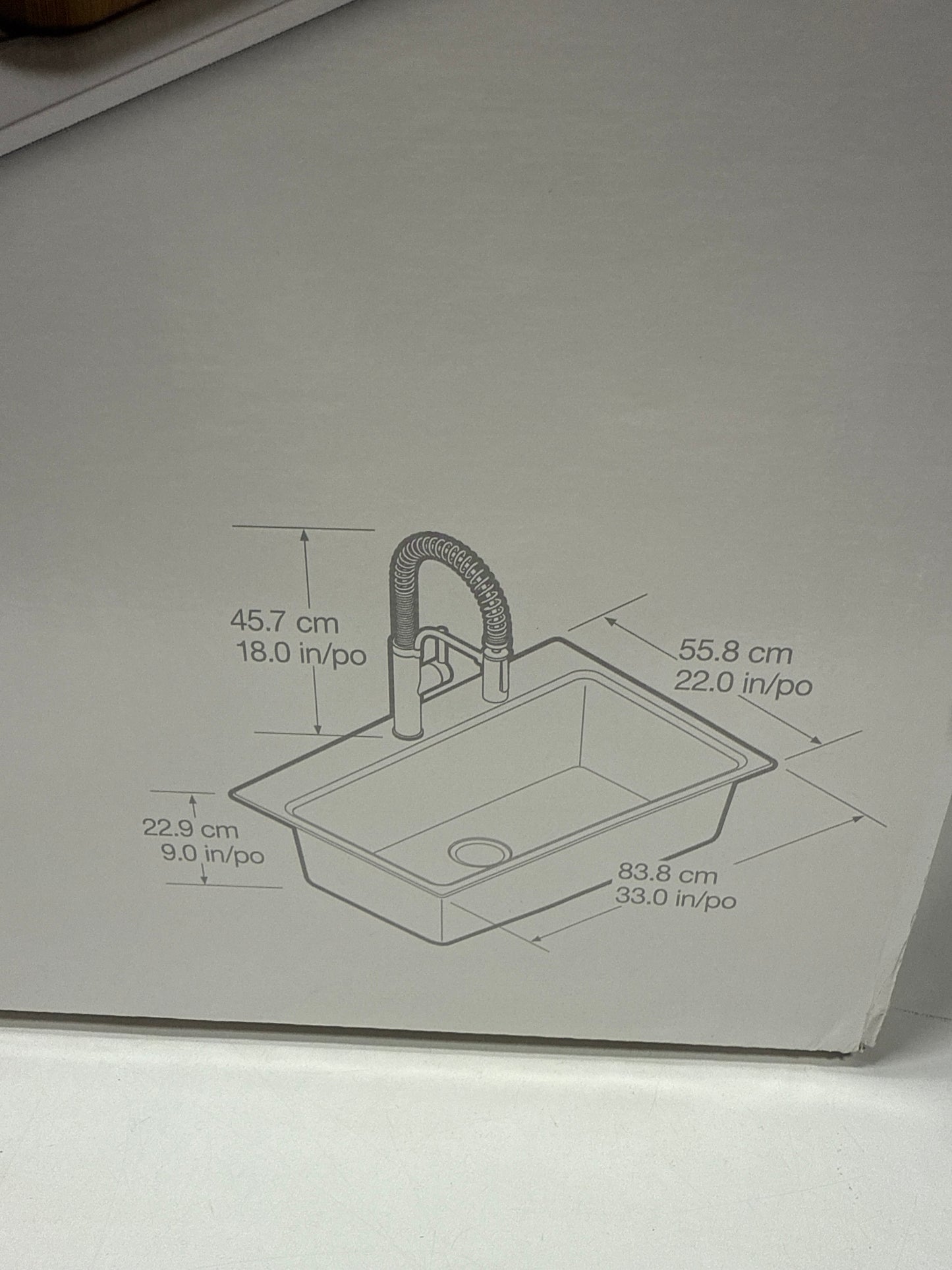 Scratch Kohler PROVO Stainless Steel Kitchen Sink Kit Faucet Combo RC35963