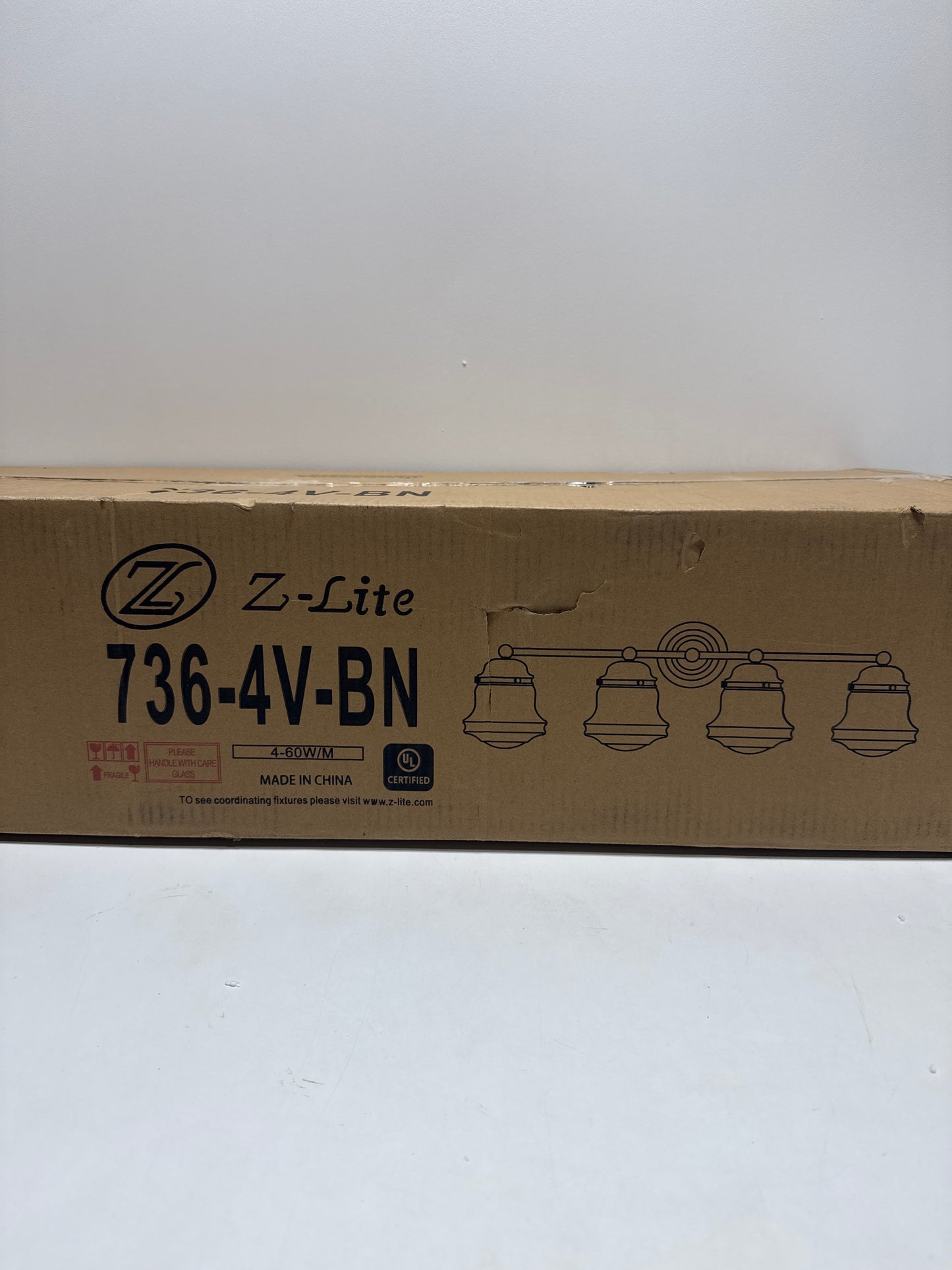 Z-Lite Vaughn 32 Inch Bath Vanity Light Vaughn - 736-4V-BN - Traditional