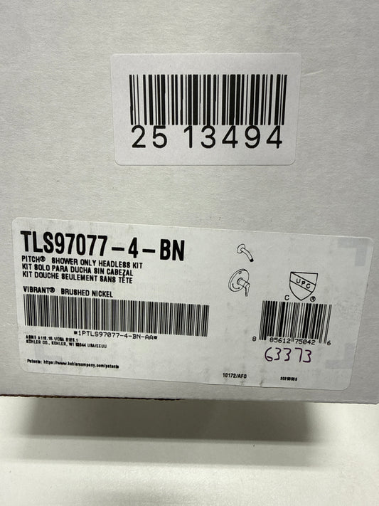 Kohler Pitch Rite-Temp shower trim set, less showerhead