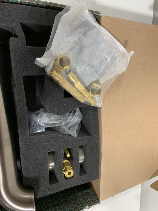 Brizo T70435-SLLHP Litze® Two-Handle Wall Mount Tub Filler - Less Handles: Luxe Steel