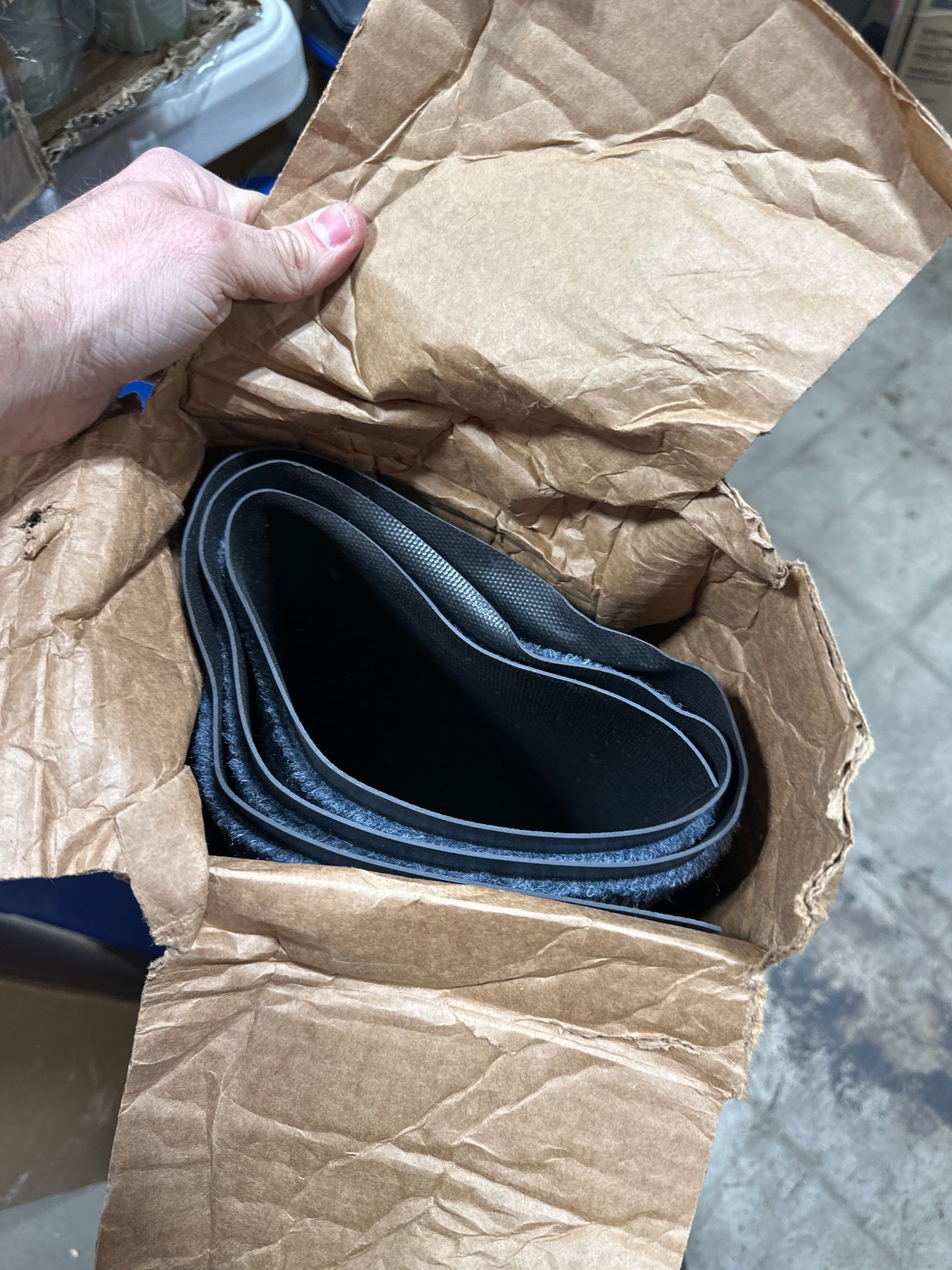 Notrax 109 Brush Step Carpeted Indoor/Outdoor Entrance Mat for Home or Office, 3' X 5', Absorbent Slip Resistant Heavy Duty Entry Mat, Slate Blue, 109S0035BU