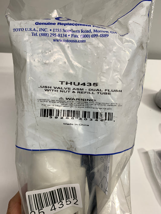 TOTO Flush Valve Assembly for Toto CST416M#01 Two Piece Elongated Toilet