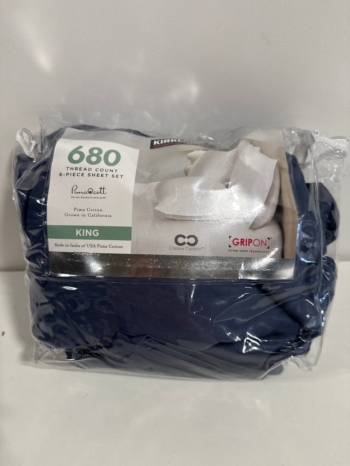 See Desc Kirkland Signature 680 Thread Count Sheet Set King - No fitted