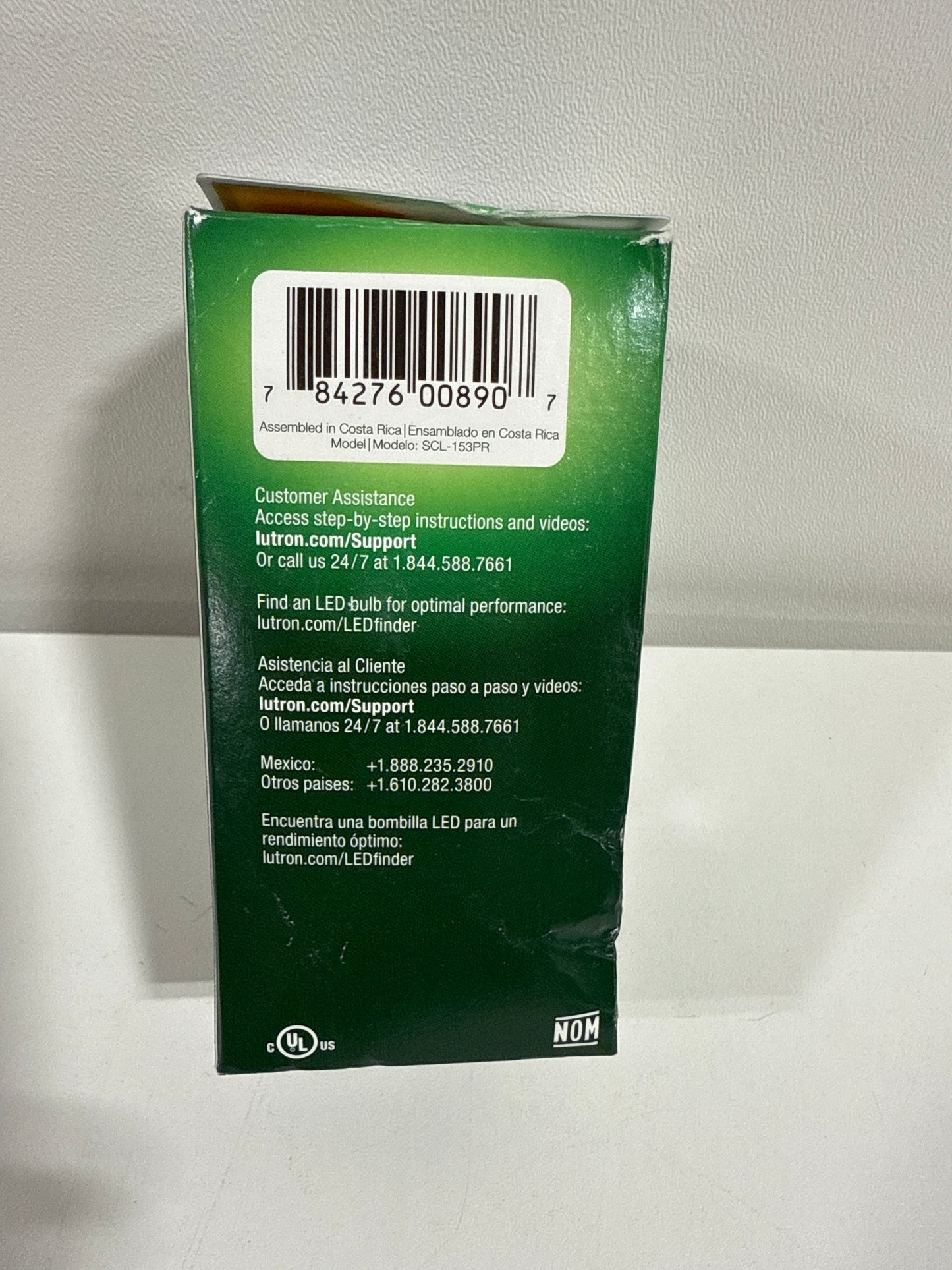 Skylark LED+ Dimmer Switch for Dimmable LED and Incandescent Bulbs, 150W LED/Single-Pole or 3-Way, White (SCL-153PR-WH)