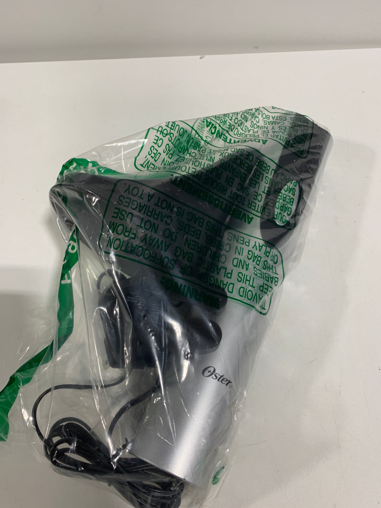 Oster Cordless Electric Wine Bottle Opener with Foil Cutter FFP One Silver