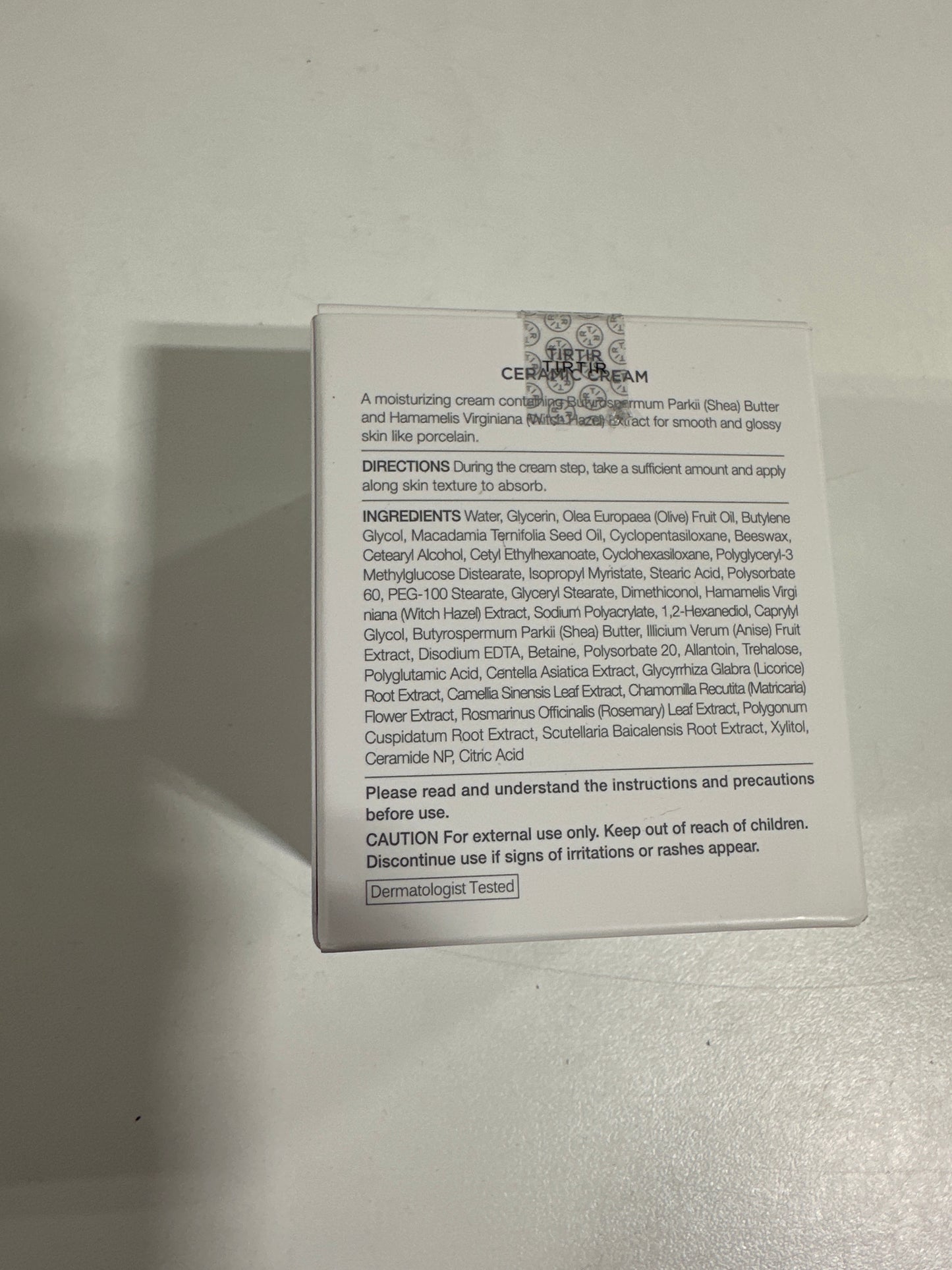 TirTir Ceramic Cream Gesichtscreme 100 Ml