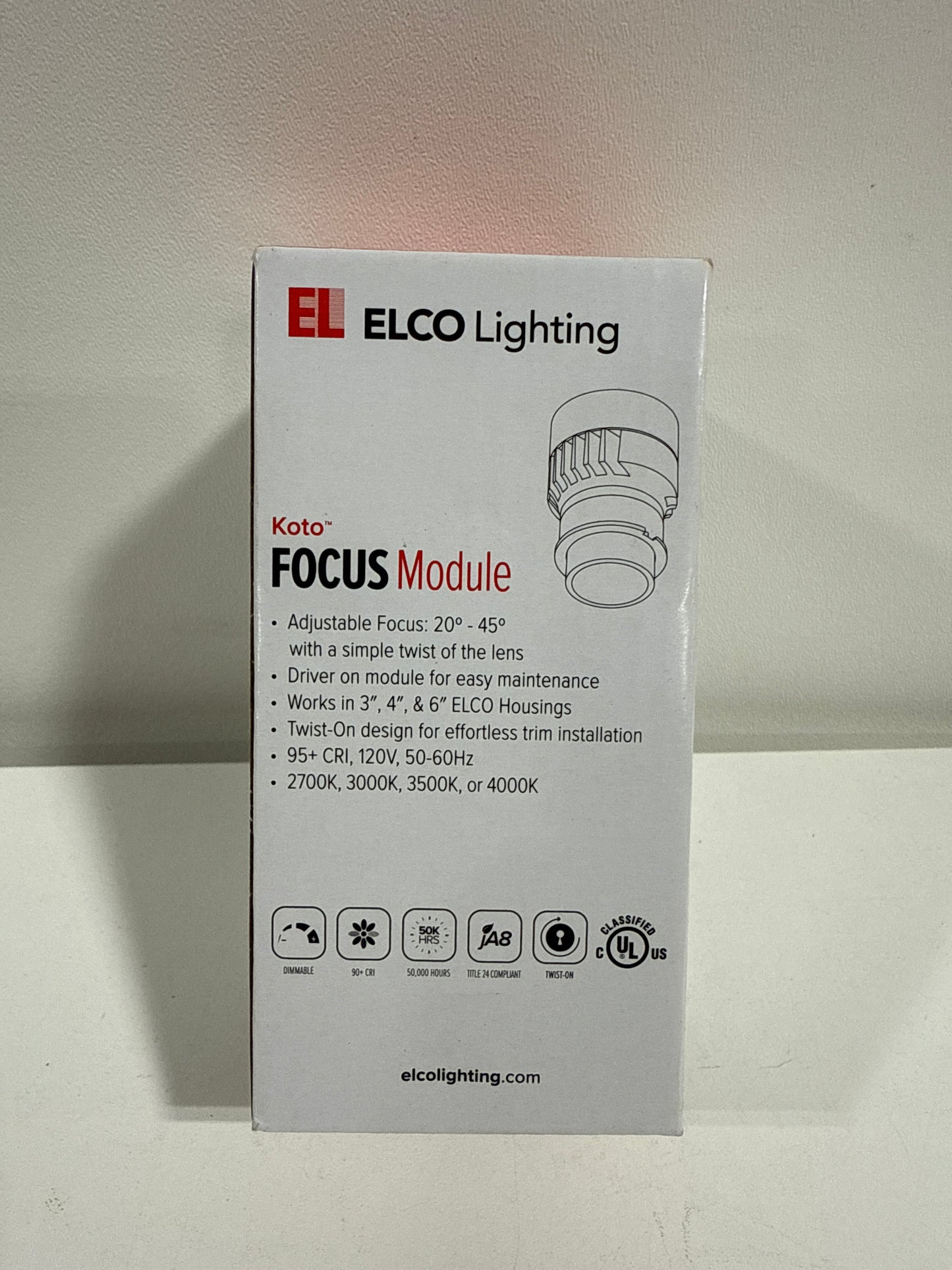 Elco Elk0740-Fc the Koto System 1-1/2 Integrated LED Trimless Recessed Trim
