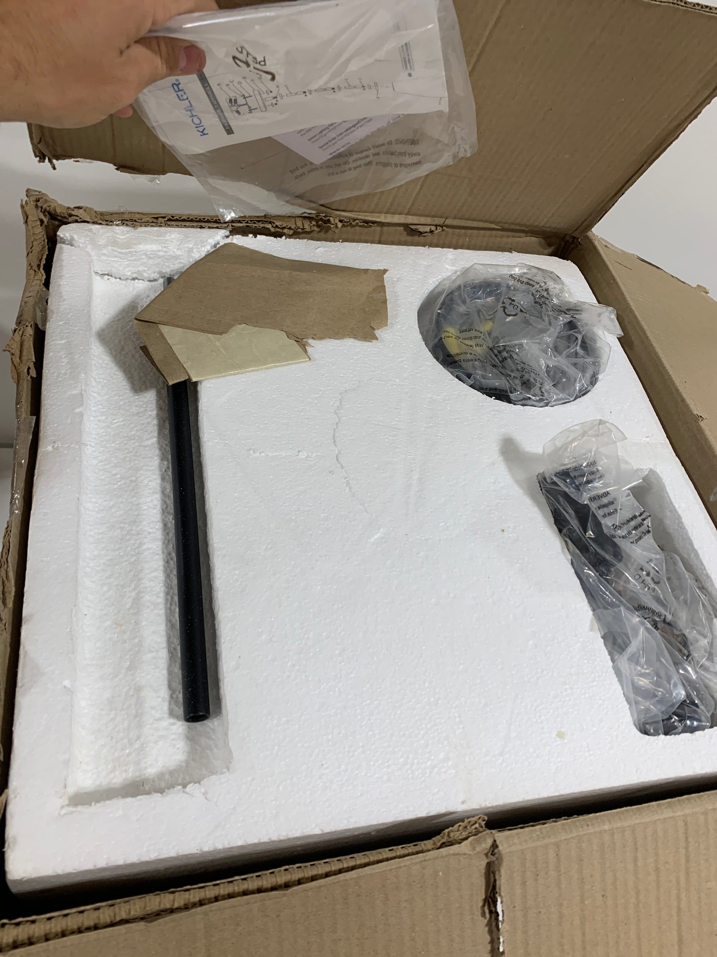 See Desc Kichler Everly 15" Wide Pendant Black