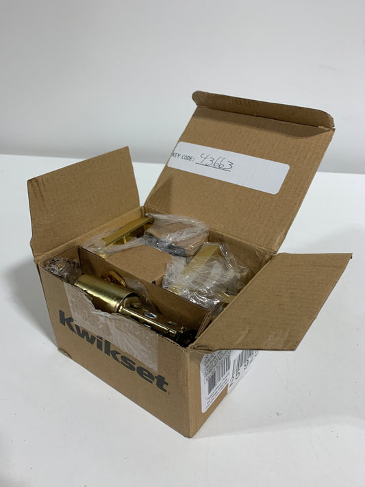 Kwikset 258SQT-S Downtown Low Profile Single Cylinder Deadbolt with SmartKey