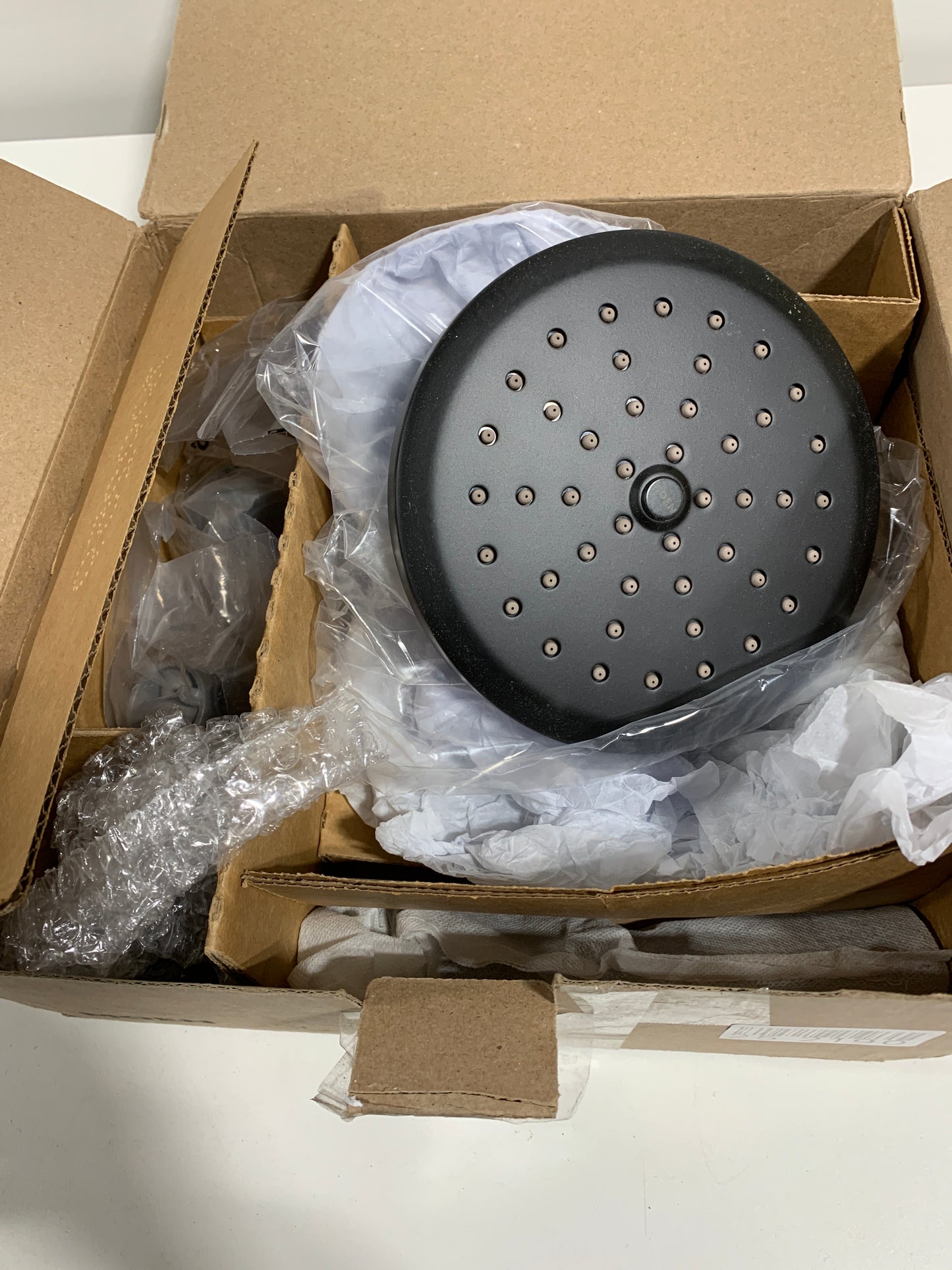 Moen UT33322EP Greenfield Shower Only Trim Package with 1.75 GPM Single Function Shower Head Matte Black