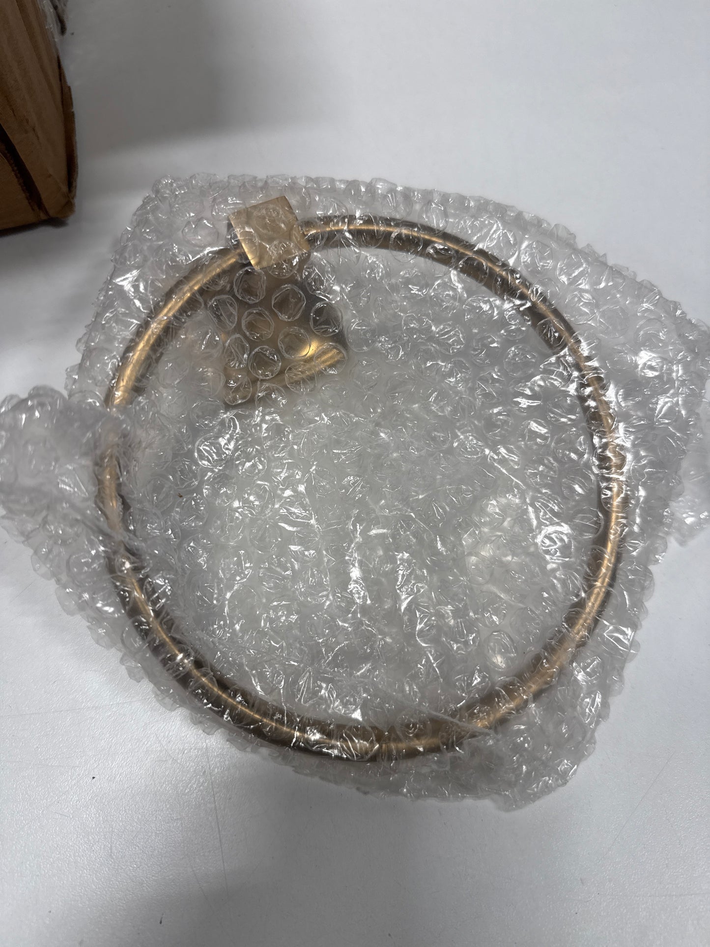 BH36092CZ | Champagne Bronze Towel Ring | 7-9/16 in (192 Mm) Length Towel Holder