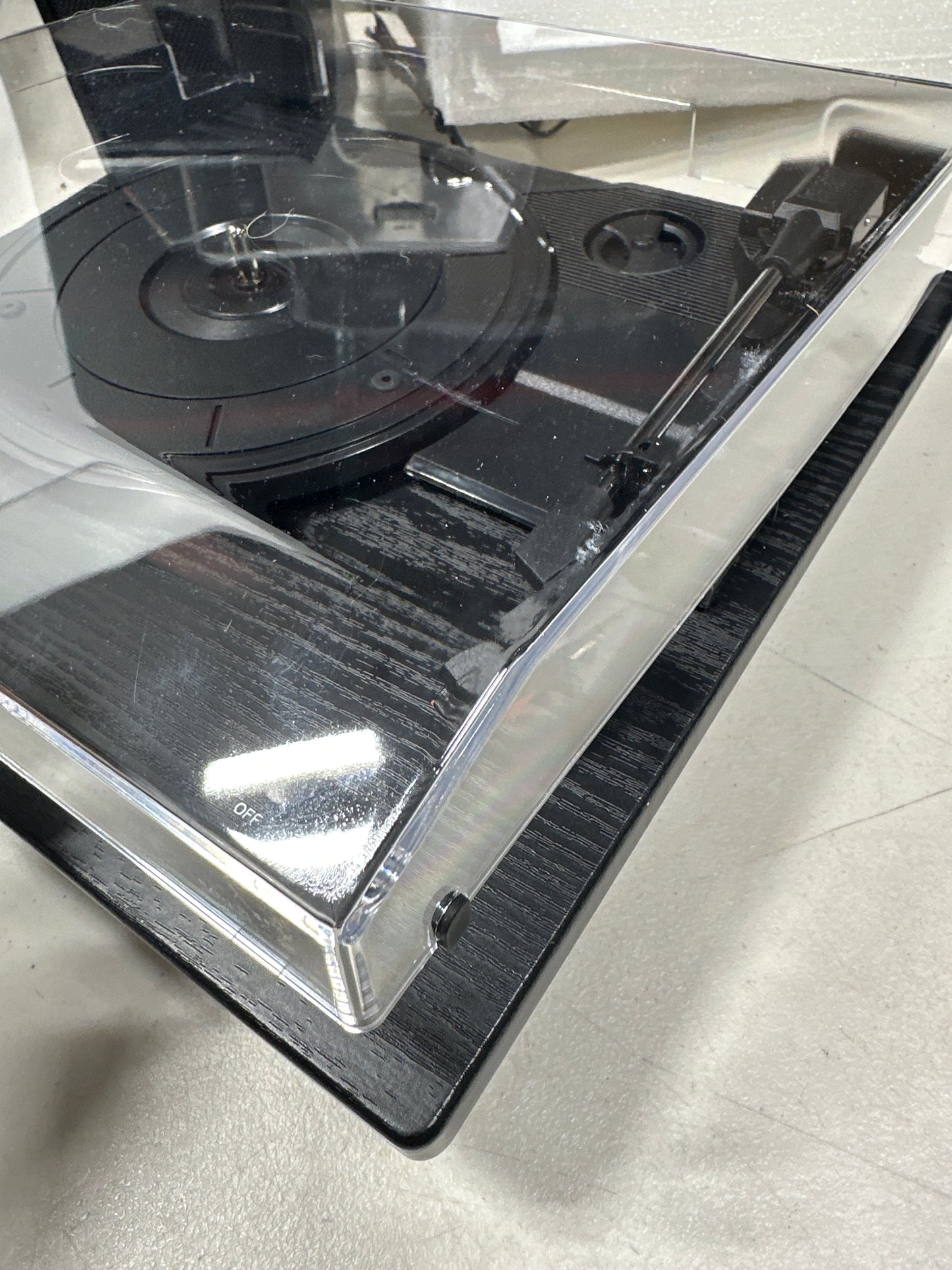 Victrola - Montauk Bluetooth Record Player with 3 Speed Turntable and Bookshelf Speakers - Black