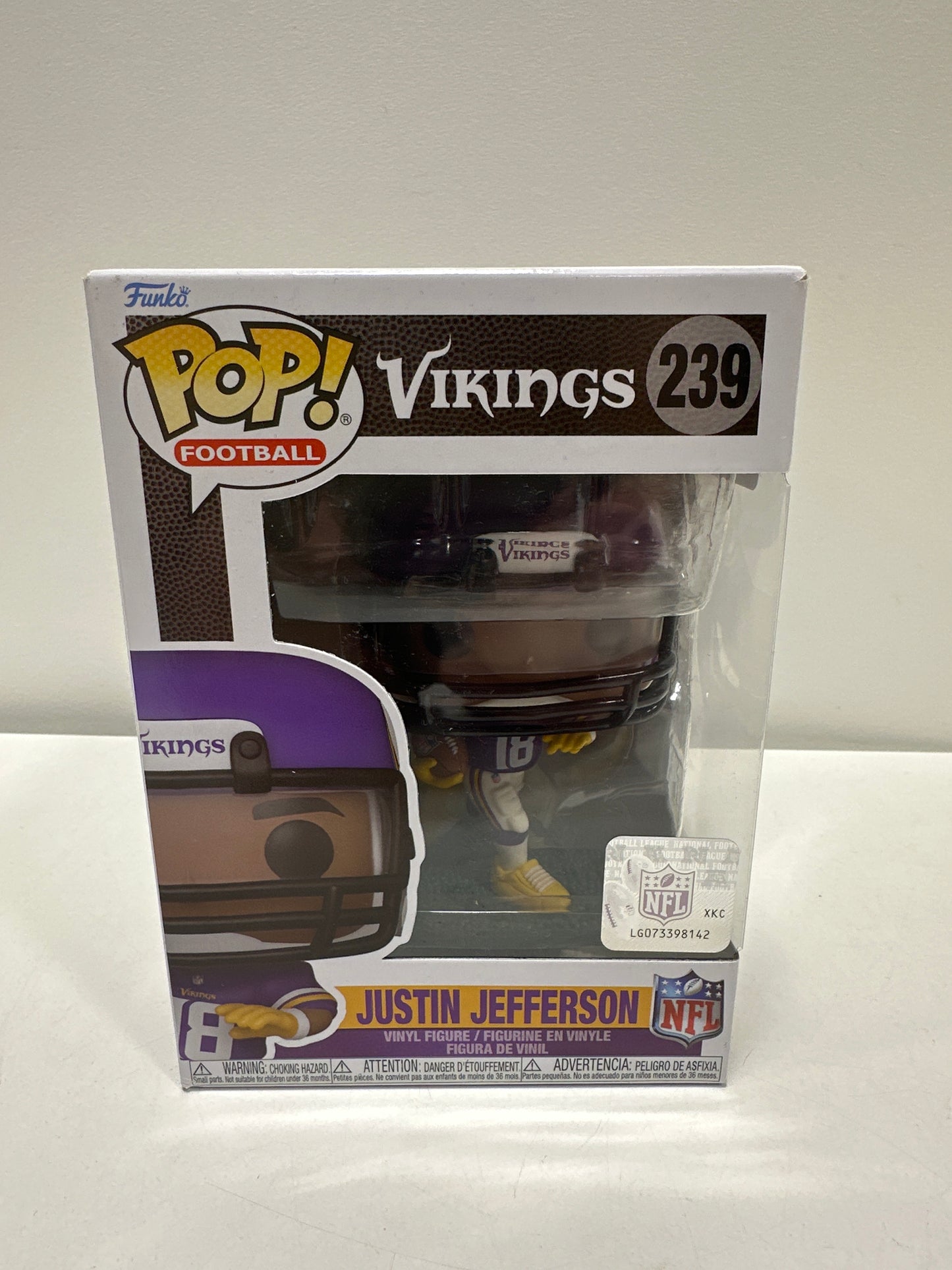 NFL Legends Justin Jefferson (Vikings) Funko Pop! Vinyl Figure #239