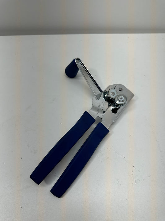 Winco 8-3/4" Portable Can Opener with Crank Handle, Chrome Plated