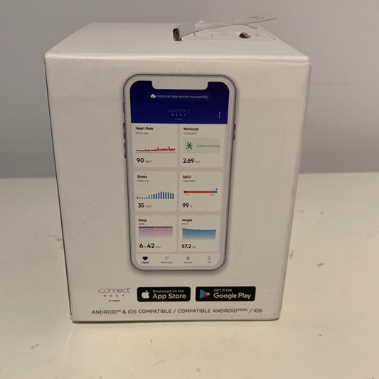 Timex IConnect Active+ Bisel rosa y fondo de caja rosa con banda de expansión rosa