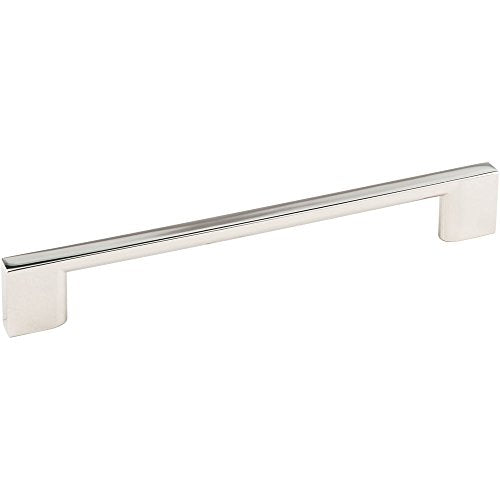 Jeffrey Alexander Sutton 6-5/16" (160 mm) Center to Center Squared Sleek Cabinet Handle / Drawer Pull