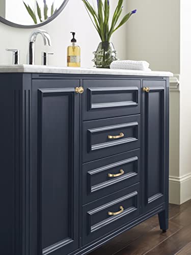 Amerock | Cabinet Pull | Champagne Bronze | 3-3/4 inch (96 mm) Center to Center | Revitalize | 1 Pack | Drawer Pull | Drawer Handle | Cabinet Hardware