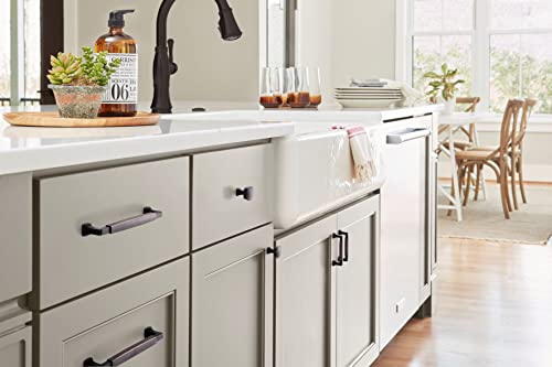 Amerock | Cabinet Pull | Oil Rubbed Bronze | 5-1/16 inch (128 mm) Center-to-Center | Stature | 1 Pack | Drawer Pull | Cabinet Handle | Cabinet Hardware