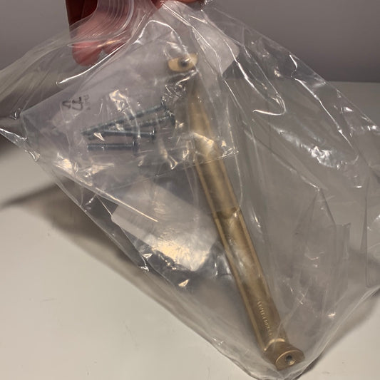 Schaub and Company Quadrato 160 mm (6.3") Center to Center Industrial Knurled Cabinet Handle Cabinet Pull - Made in Italy