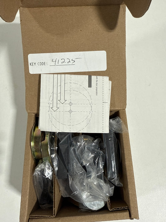 Baldwin DC.CSD Contemporary Square Standard C Keyway Double Cylinder Keyed Entry Deadbolt Satin Black