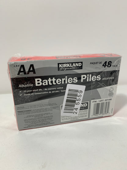 Kirkland Signature AA Alkaline Batteries, 44-count