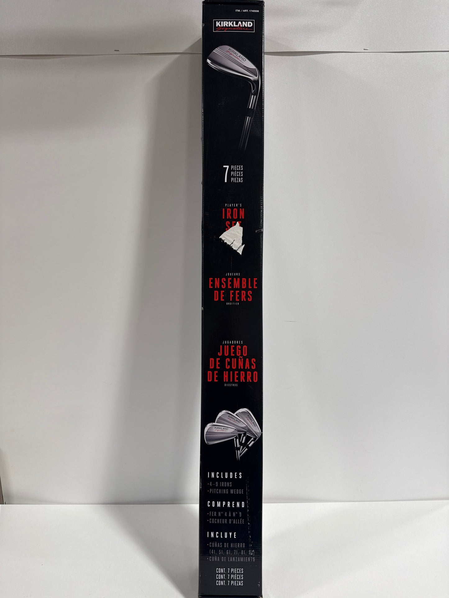 Used Kirkland Signature 7-piece Players Iron Set, Right Handed Regular Flex