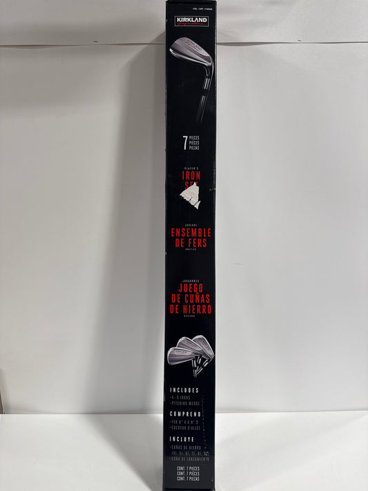 Used Kirkland Signature 7-piece Players Iron Set, Right Handed Regular Flex