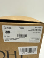 Rohl PVC 2" X 3" Spa Shower Drain Kit with Weave Decorative Cover Model: SDPVC2/3-3142I