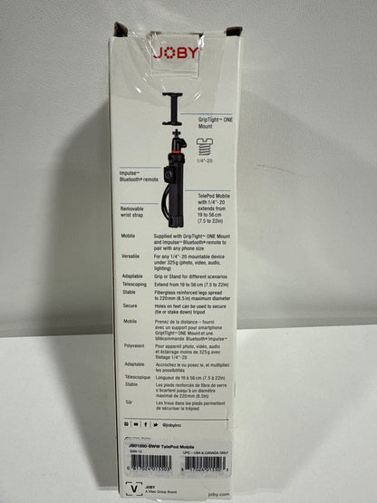 No Remote JOBY - TelePod Mobile Vlogging Tripod