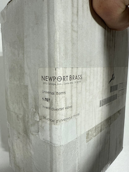 Newport Brass 1-707 Diverter Valve Only Valves Rough in Valves Shower Diverter Valves