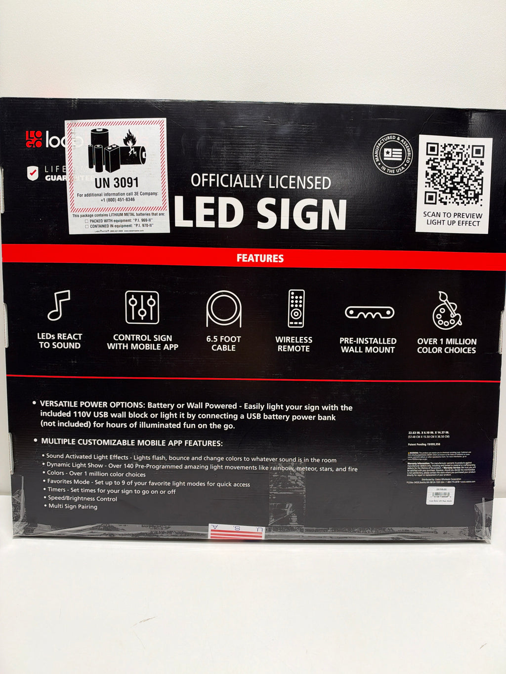 Logobrands Iowa State LED Sign 24" x 20"