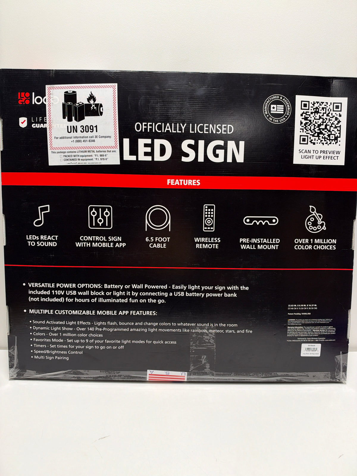 Logobrands Iowa State LED Sign 24" x 20"