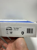 BEMIS 2L2155T 000 Medic-Aid 2" Lift Raised Open Front Plastic Toilet Seat, ELONGATED, Long Lasting Solid Plastic, White