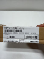Rev-a-Shelf DPS-PEG-4 Wood Classics 6" Stainless Steel Pegs for Wood Peg Boards - Pack of 4 Stainless Steel Kitchen Organizers Accessories and Parts