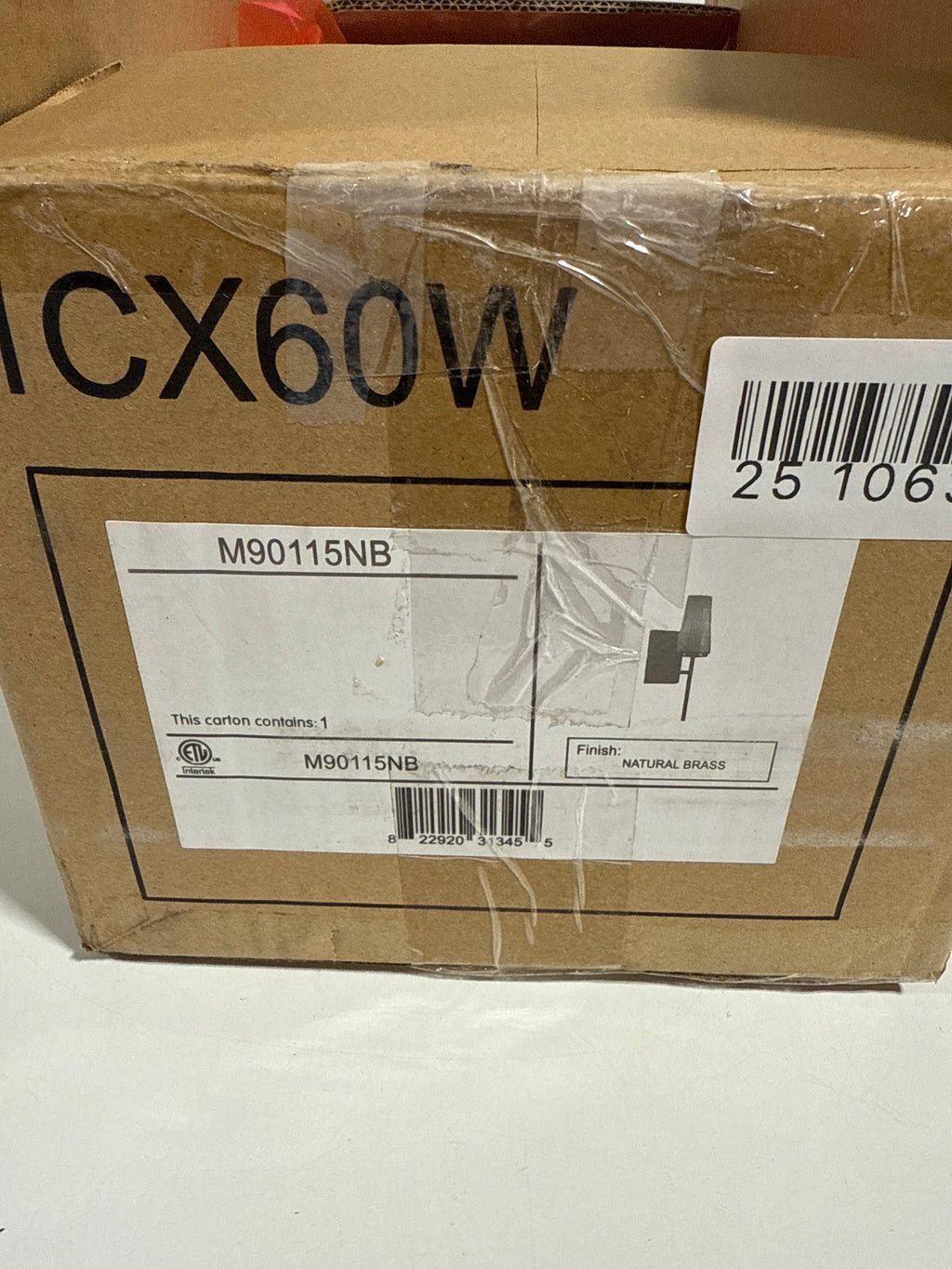 Meridian Lighting 16 Inch Wall Sconce - M90115NB - Transitional - *Lighting & Electrical