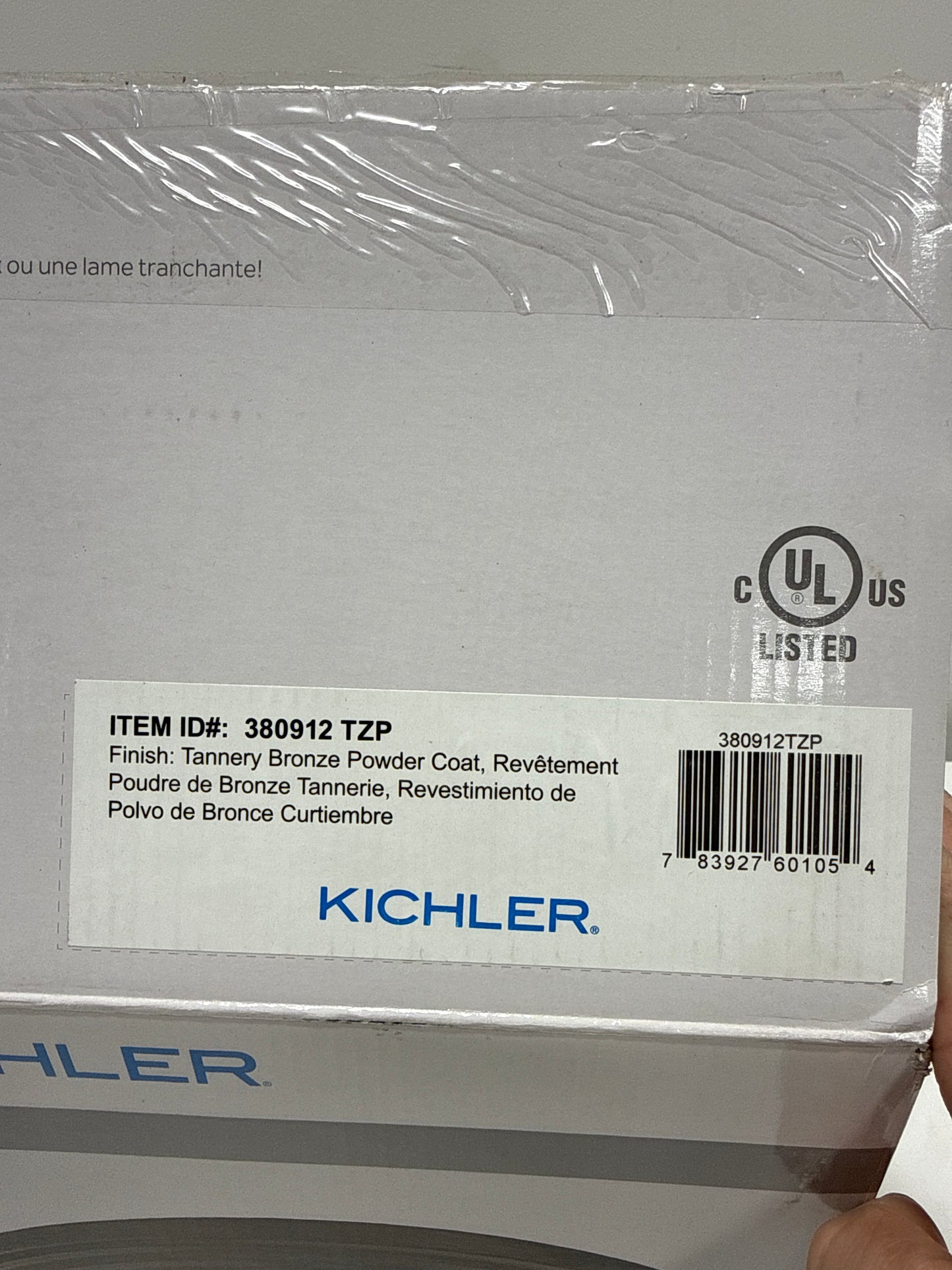 Kichler Outdoor Wet LED Ceiling Fan Light Kit