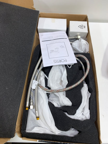 Fortis 842120C Scala 1.2 GPM Widespread Bathroom Faucet with Pop-up Drain Assembly Matte Black