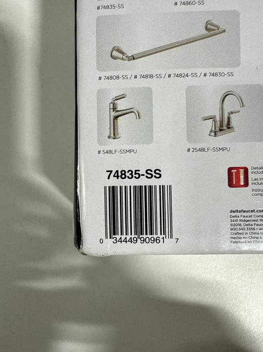 Delta 74835 Bowery Single Robe Hook Brilliance Stainless