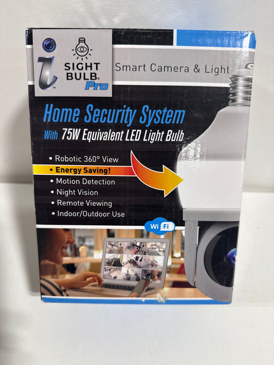 Motion Detecting 360-Degree Indoor/Outdoor Wi-Fi Home Security Camera with Light