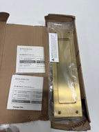 Baldwin PD005.PS Santa Monica Style Pocket Door Passage Trim Pair from the Estate Collection Vintage Brass