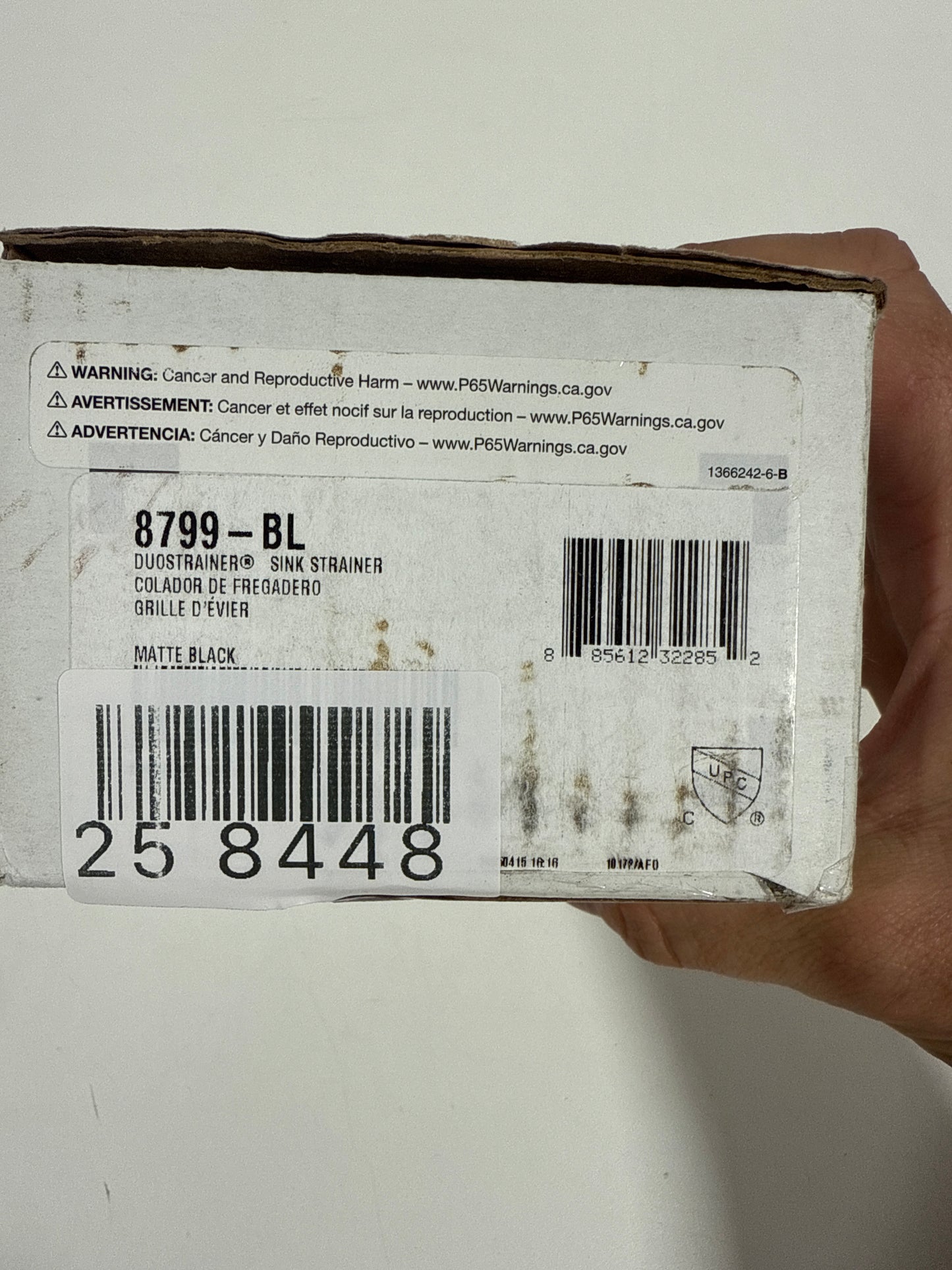 KOHLER Duostrainer Sink Drain and Strainer Basket, Less Tailpiece