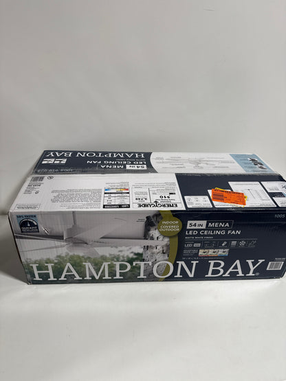 Mena 54 in. White Color Changing Integrated LED Indoor/Outdoor Matte White Ceiling Fan with Light Kit and Remote Control