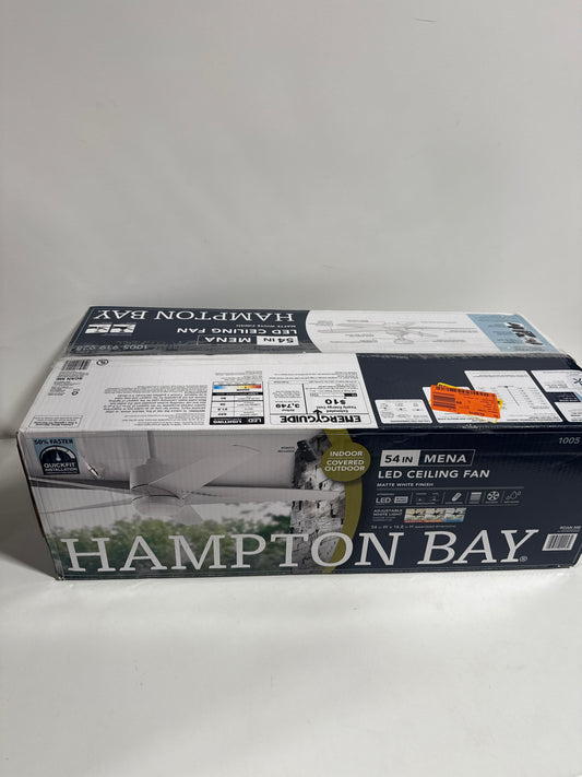 Mena 54 in. White Color Changing Integrated LED Indoor/Outdoor Matte White Ceiling Fan with Light Kit and Remote Control